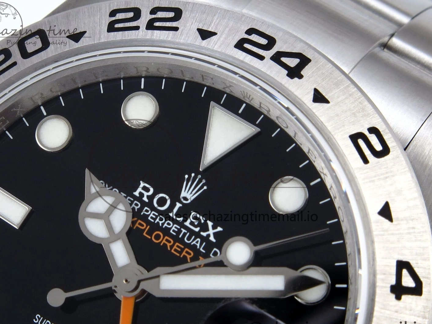 Good Copy Rolex Watches 1:1 Bracelet Explorer 226570 Black Comfortable on Dial CHS Best 906 42mm SH3285-2 904L QF Edition II SS 0120